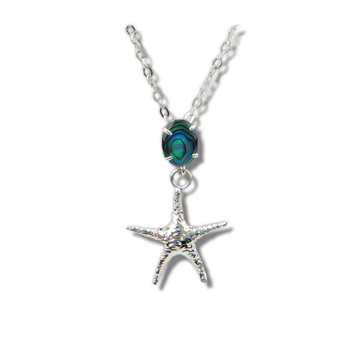 Glacier pearle starfish necklace