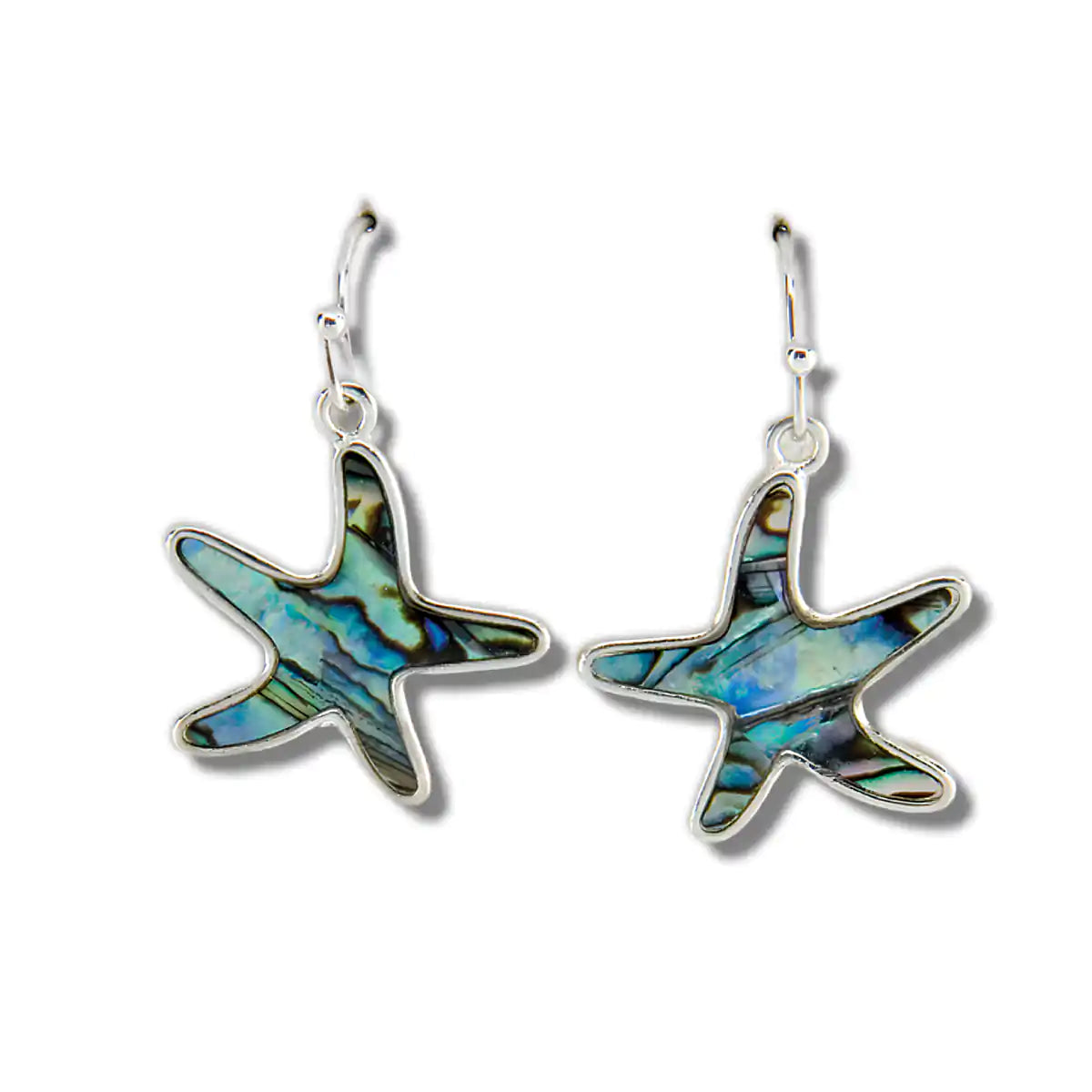 Glacier pearle starfish earrings