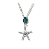 Glacier pearle starfish necklace