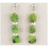 Jade stepping stones earrings