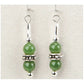 Jade sweet pea earrings