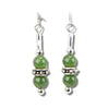 Jade sweet pea earrings