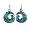 Glacier pearle swirl earrings