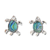 Glacier pearle tiny turtle earrings