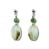 Jade treasure garden earrings