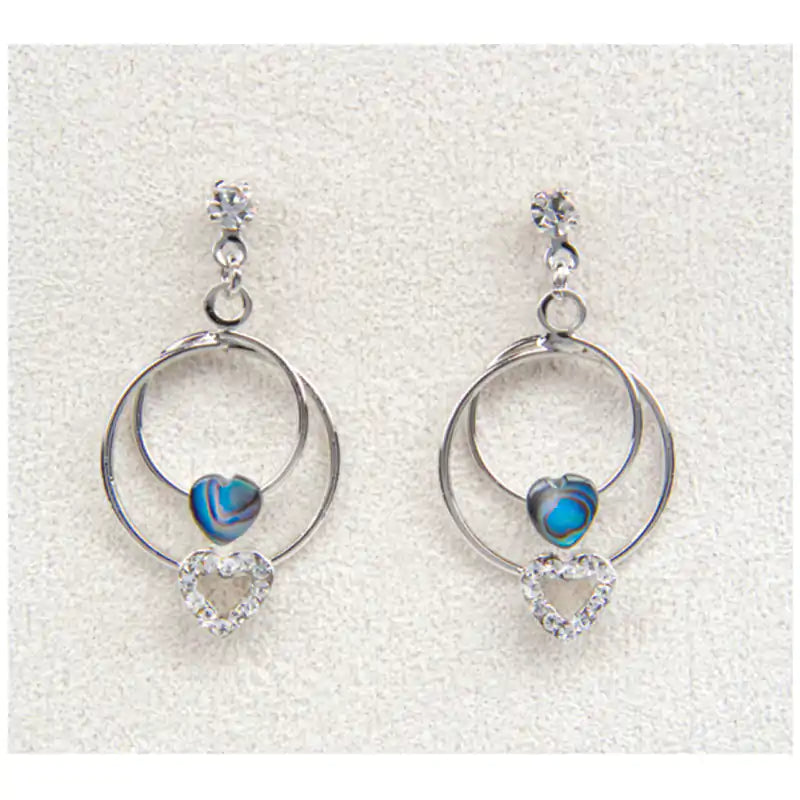 Glacier pearle true love earrings