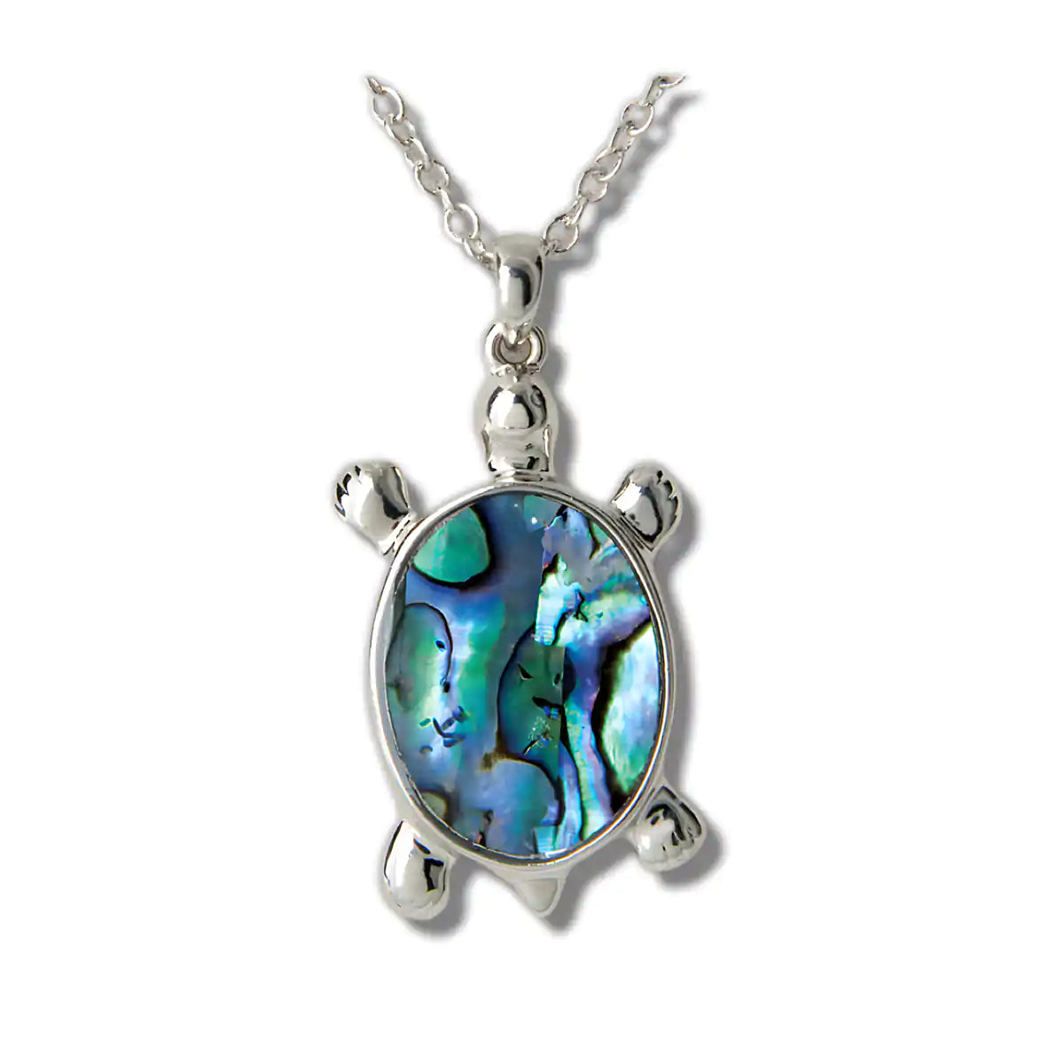 Glacier pearle turtle-large necklace