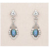 Glacier pearle vintage allure earrings