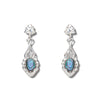Glacier pearle vintage allure earrings