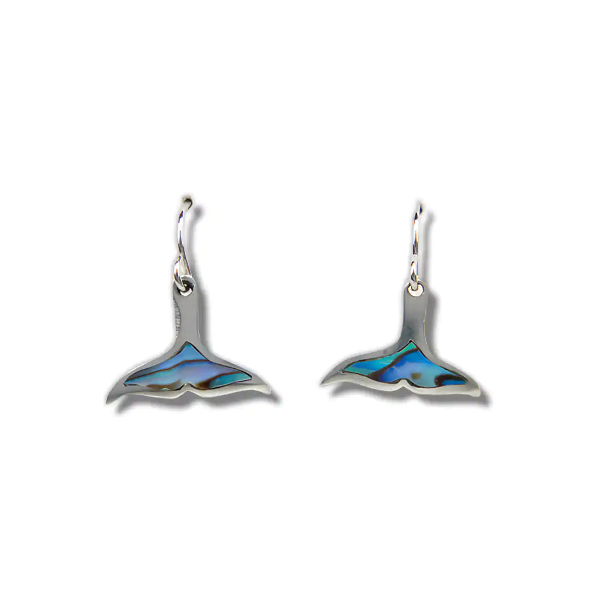 Glacier pearle whale tail earrings