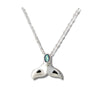 Glacier pearle whale tail necklace