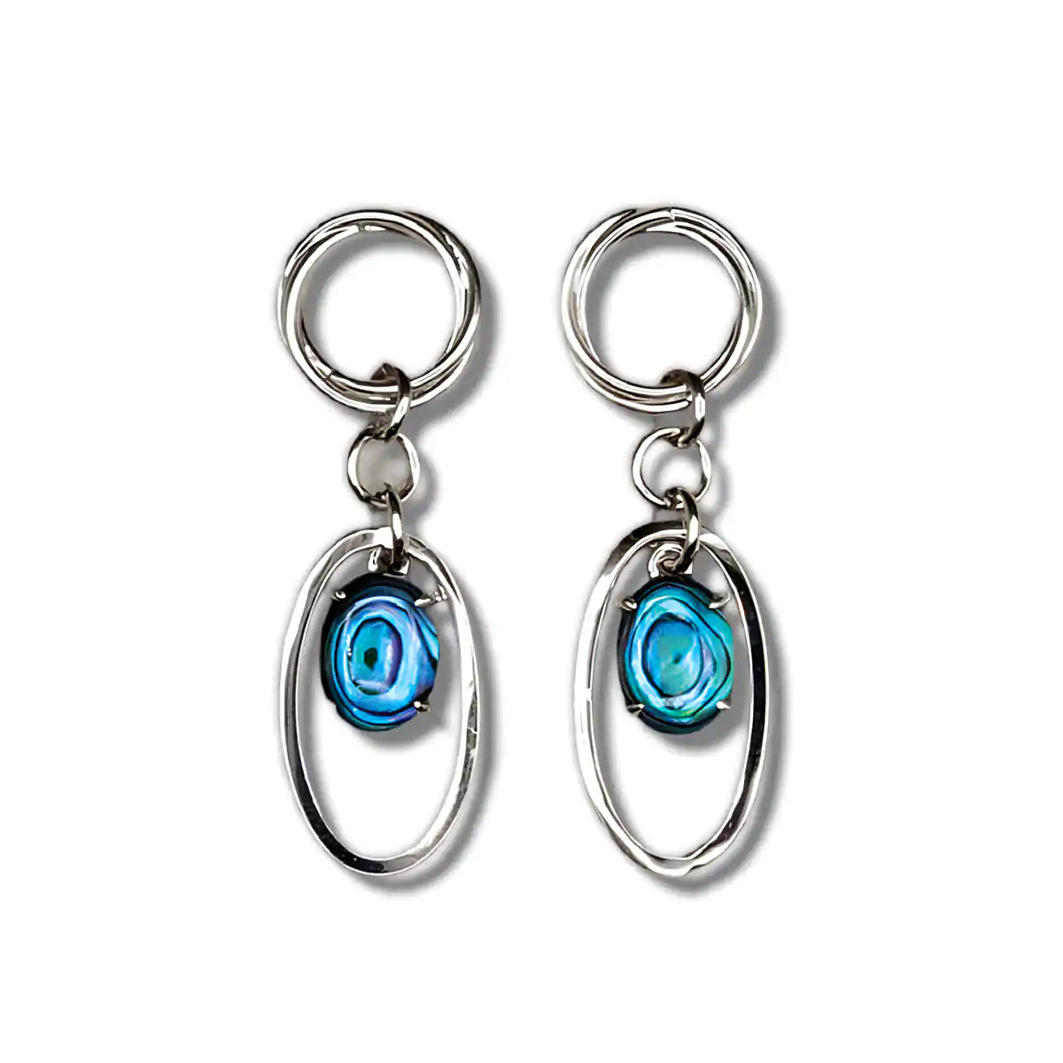 Glacier pearle woven rings earrings