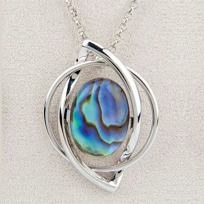 Glacier pearle galaxy necklace
