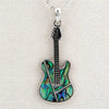 Glacier pearle guitar necklace