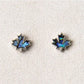 Glacier pearle maple leaf earrings