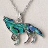 Glacier pearle wolf-large necklace