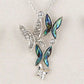 Glacier pearle butterfly majesty necklace