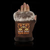 Fingerless gloves owl