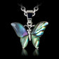 Glacier pearle butterfly necklace
