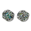 Glacier pearle celtic knot earrings