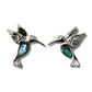 Glacier pearle dainty hummingbird earrings