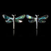 Glacier pearle dragonfly earrings