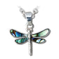Glacier pearle dragonfly necklace