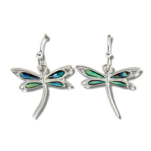 Glacier Pearle Elegant Dragonfly Earrings
