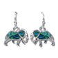 Glacier pearle elephant earrings