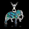 Glacier pearle elephant necklace