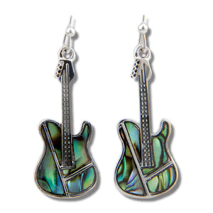 Glacier Pearle Guitars Earrings