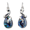 Glacier pearle ribbons earrings