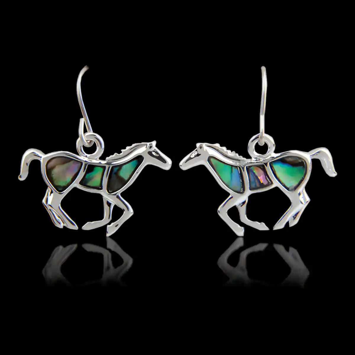 Glacier pearle stallions earrings