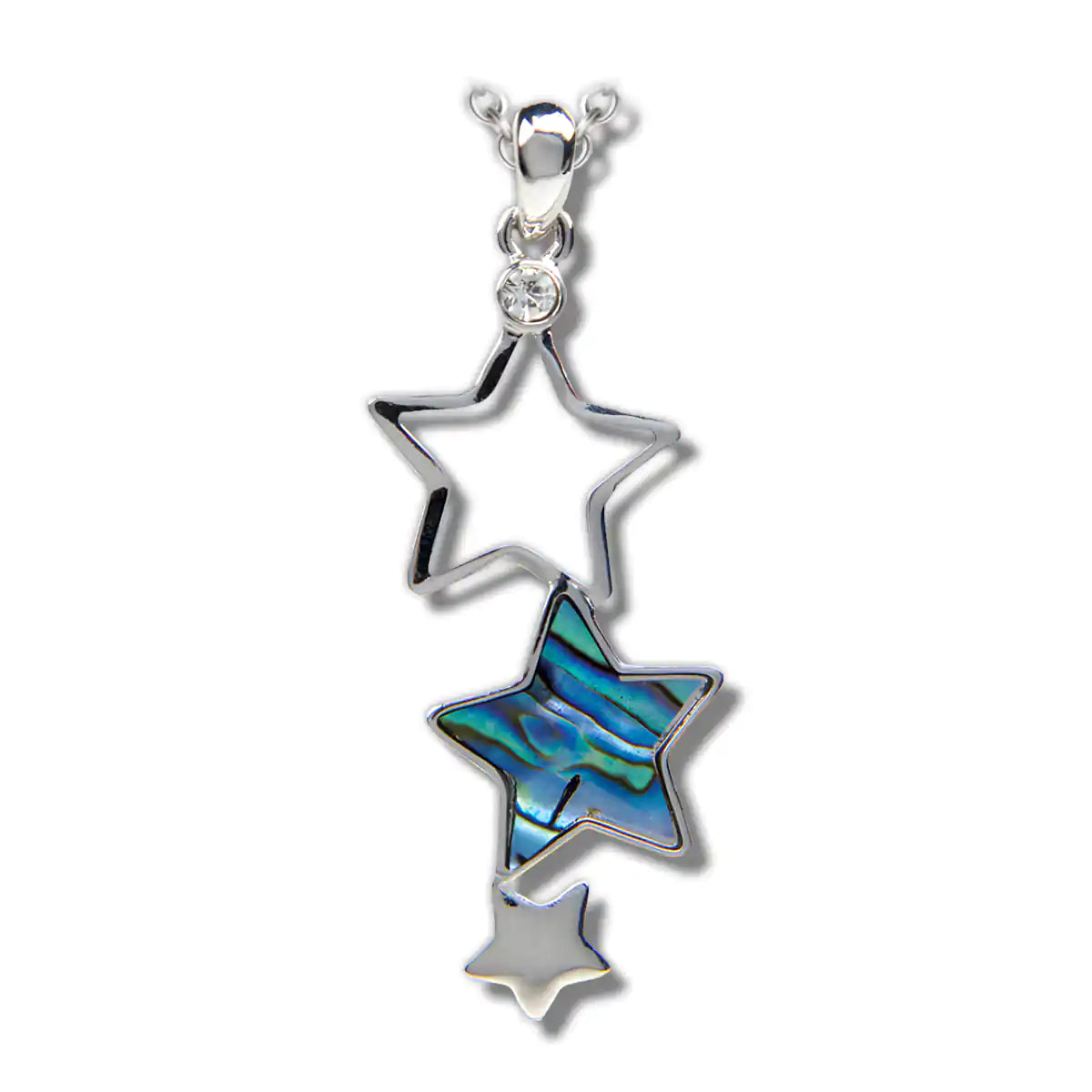 Glacier pearle stars necklace