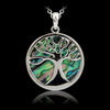 Glacier pearle tree of life necklace