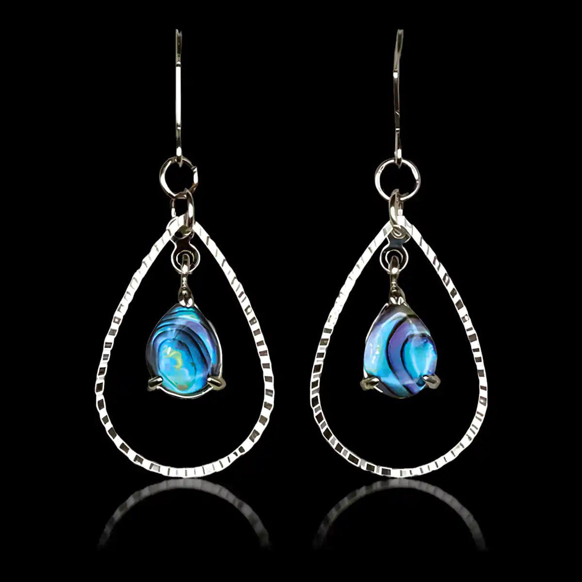 Glacier pearle vibrant earrings