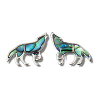 Glacier Pearle Wolf Earrings