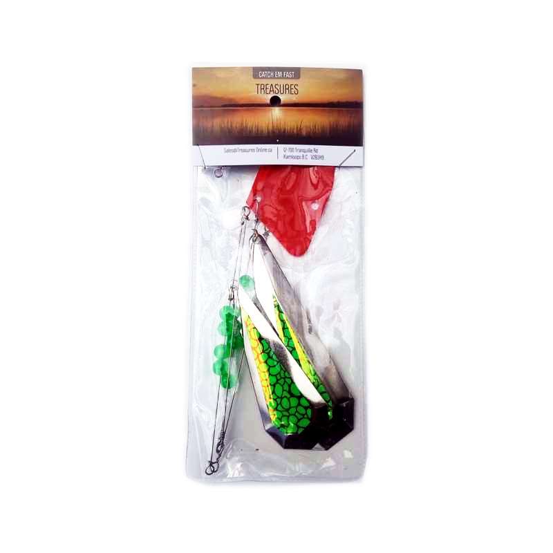 Green Ford Fender Style Fishing Lure