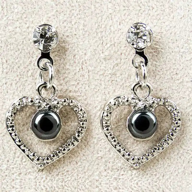Hematite affection earrings