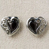 Hematite romance earrings