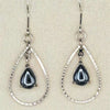 Hematite vibrant earrings
