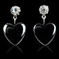 Hematite first love earrings