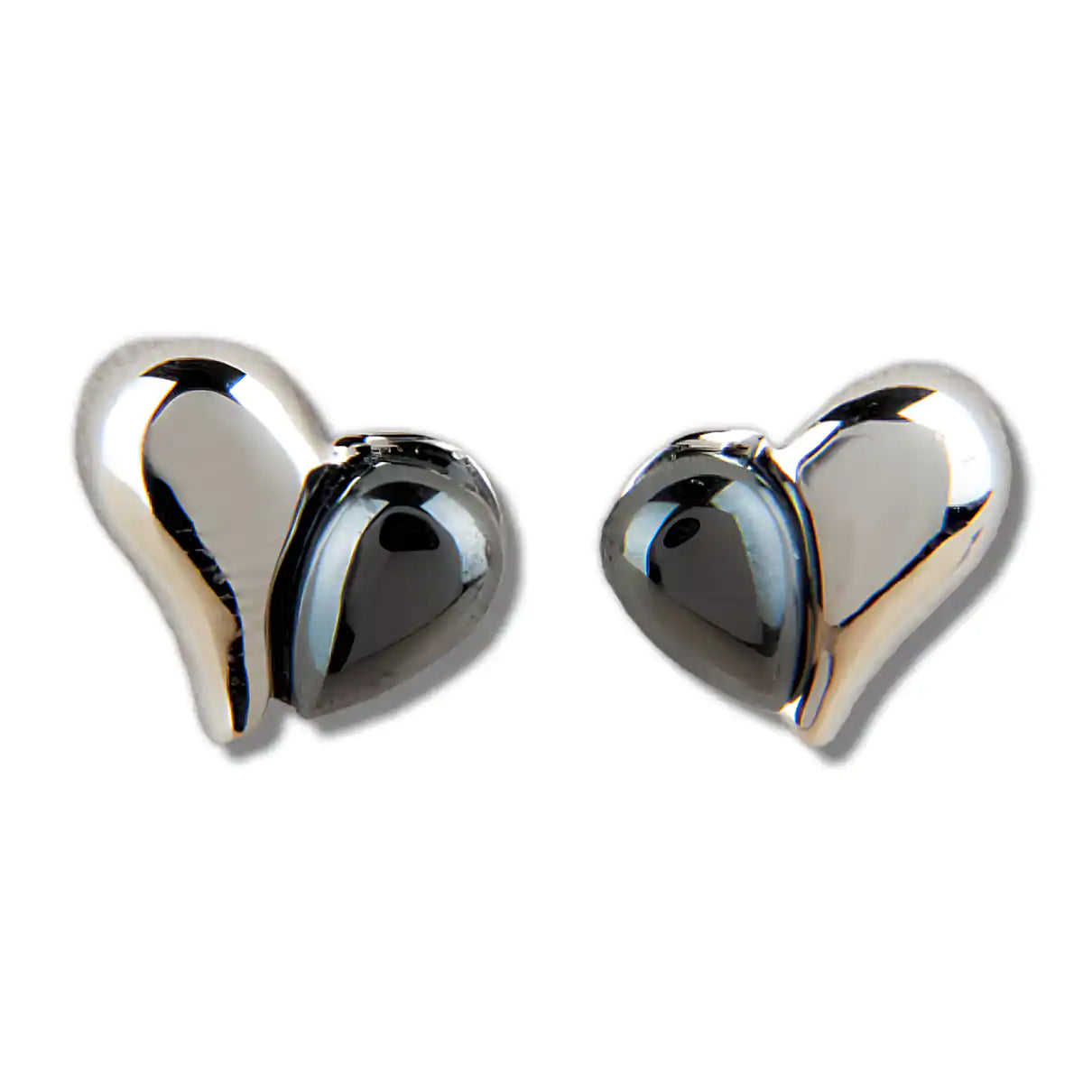 Hematite heart's desire earrings