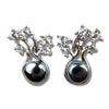 Hematite joy earrings