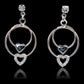 Hematite true love earrings