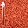 Miyuki seed beads intensive orange matte size 11