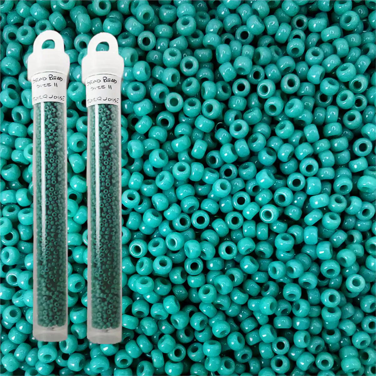 Miyuki seed beads turquoise size 11