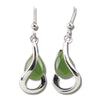 Jade freedom earrings