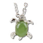 Jade tiny turtle necklace