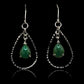 Jade vibrant earrings